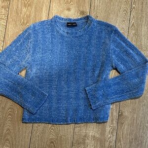 Cozy Blue Crew Neck Sweater by James & Co.
